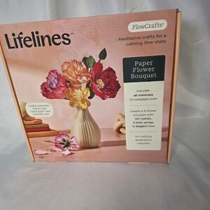 Paper‎ Flower Bouquet - Pink, Orange, Red